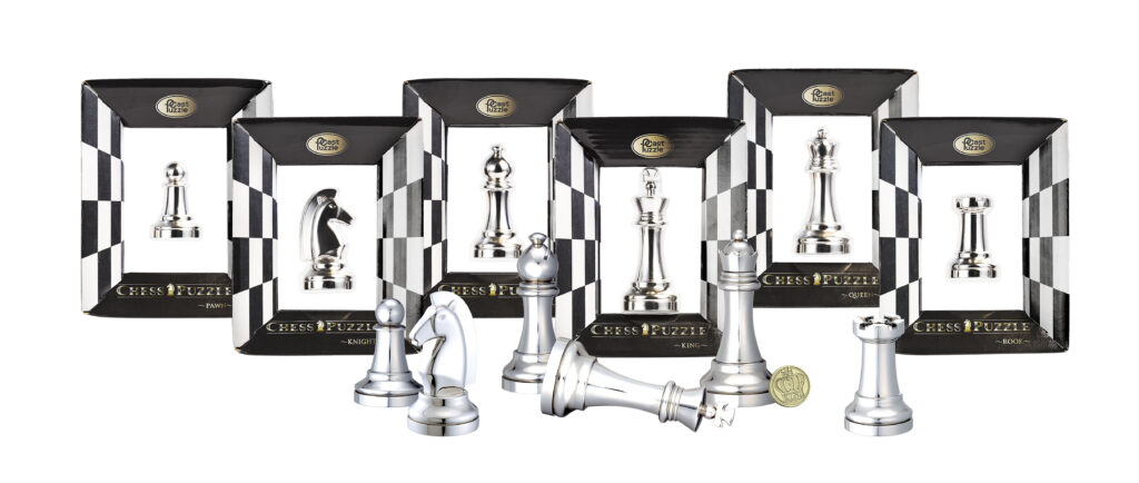Cast Chess Rook -silver color- Eureka bv