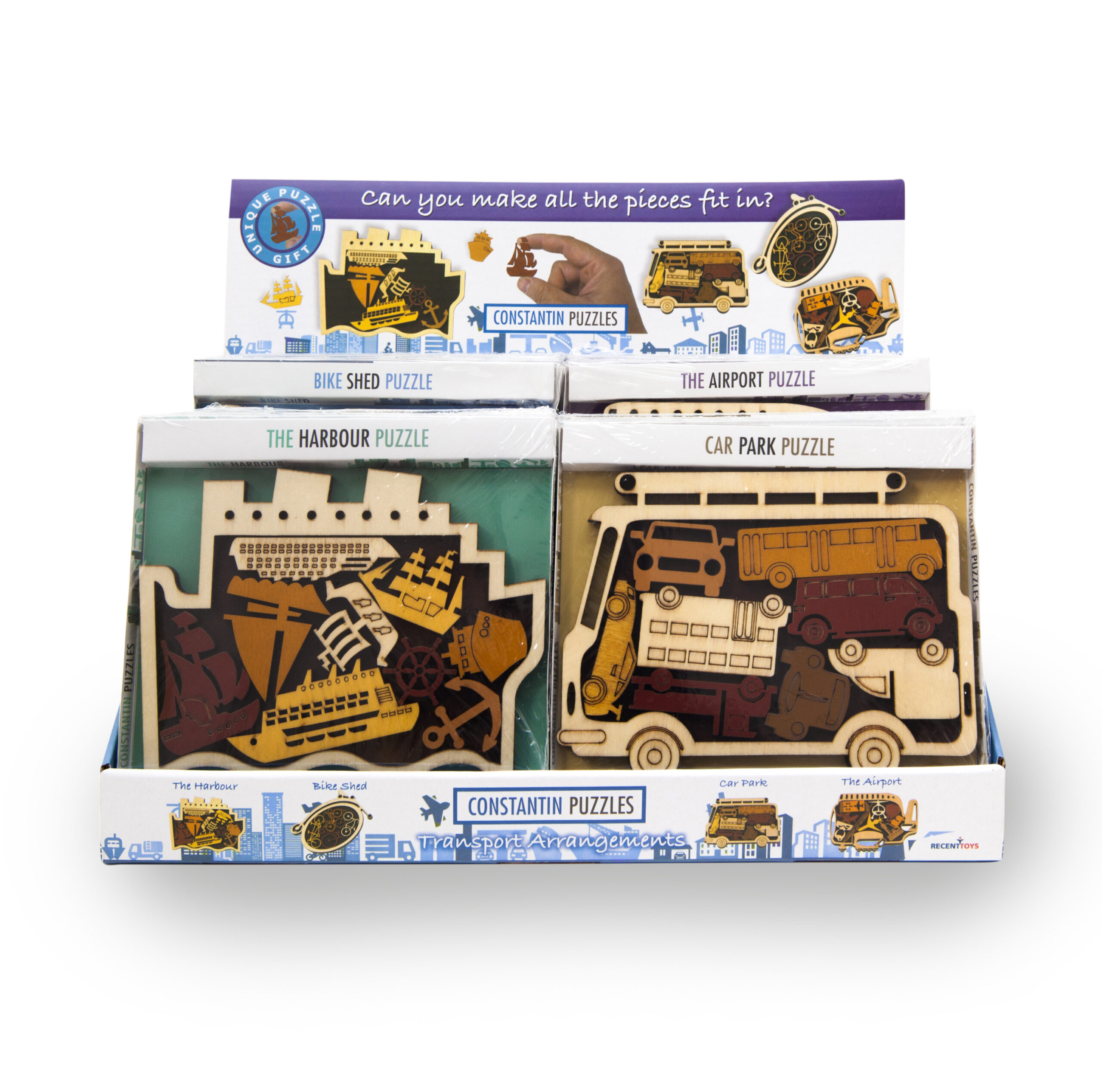 Transport Arrangement (display= 7x 4 styles = 28pcs)